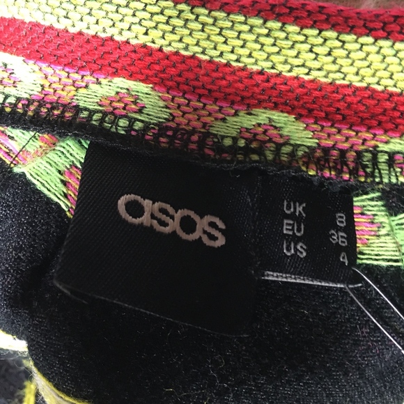 ASOS Women Tribal Print Cross Strap Backless Dress - Picture 5 of 5